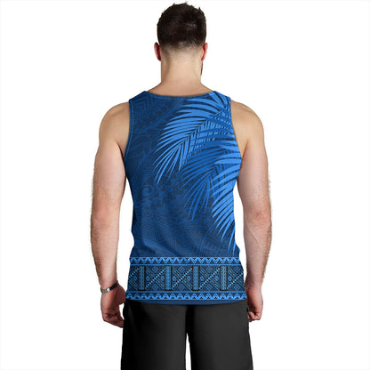 Samoa Tank Top Masi Dobby Fabric Leaves
