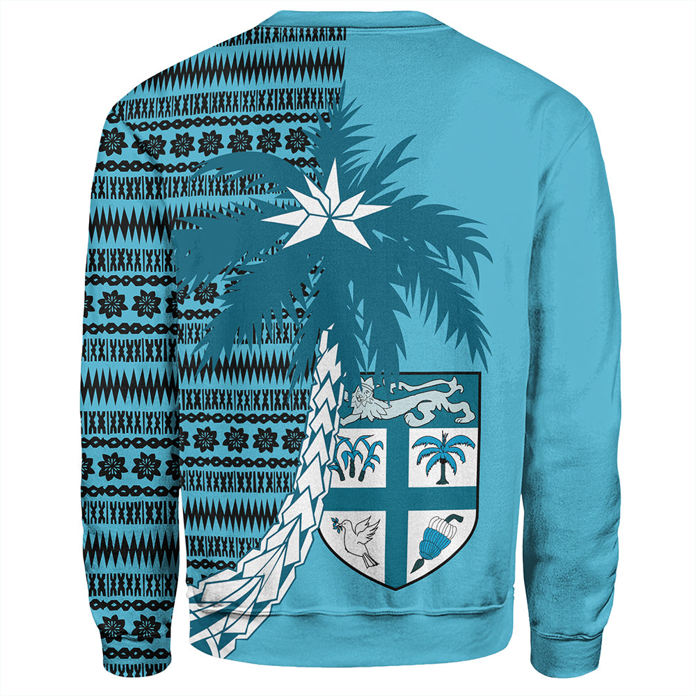 Fiji Sweatshirt Fiji Tapa Coconut
