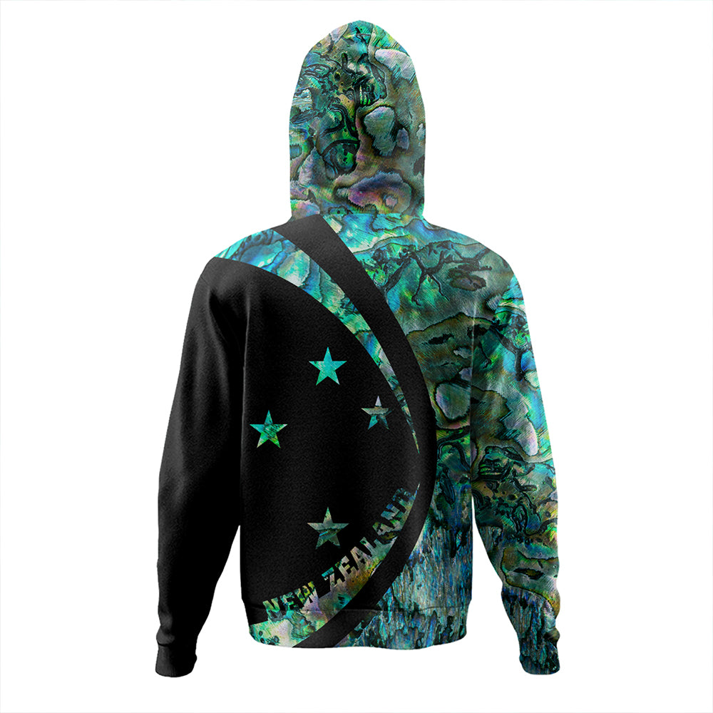 New Zealand Hoodie Silver Fern Papua Shell Circle