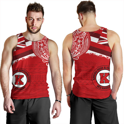 Hawaii Tank Top Kahuku High And Intermediate School With Crest Style