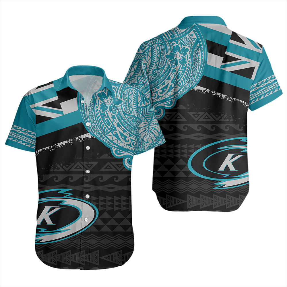 Hawaii Short Sleeve Shirt Kapolei High School With Crest Style