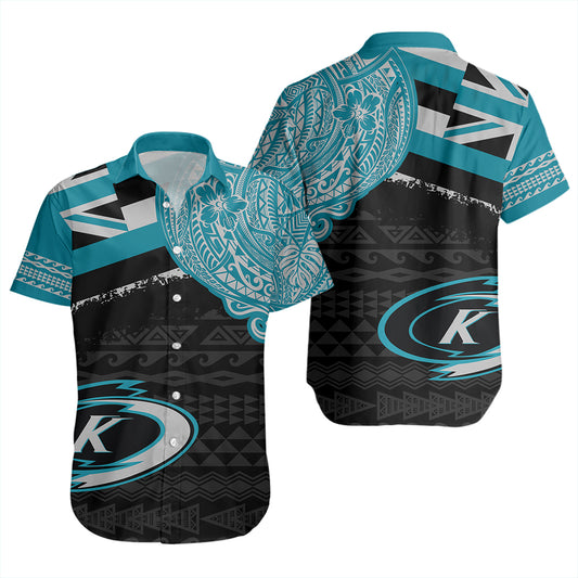 Hawaii Short Sleeve Shirt Kapolei High School With Crest Style