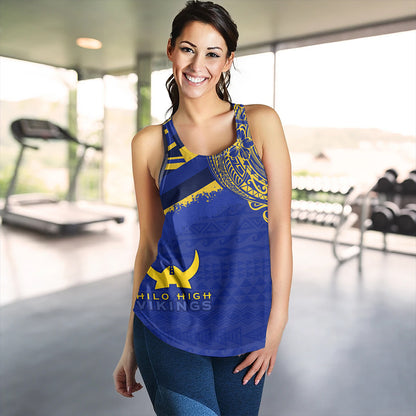 Hawaii Women Tank Hilo High School With Crest Style