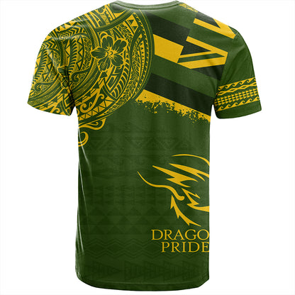 Hawaii T-Shirt Honokaa High And Intermediate School With Crest Style