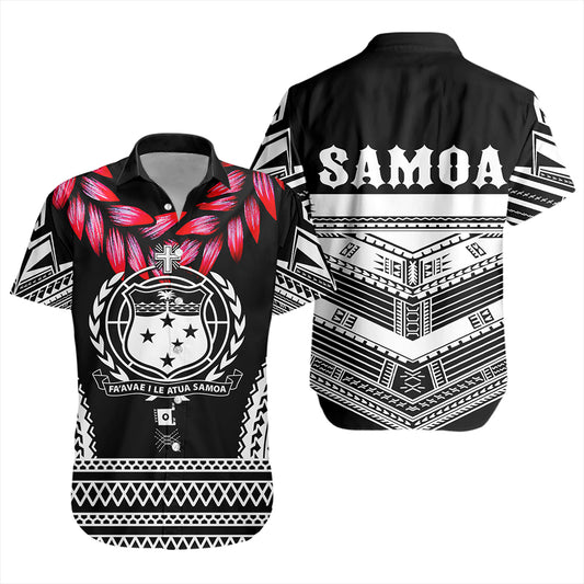 The Samoan Chief Short Sleeve Shirt Black