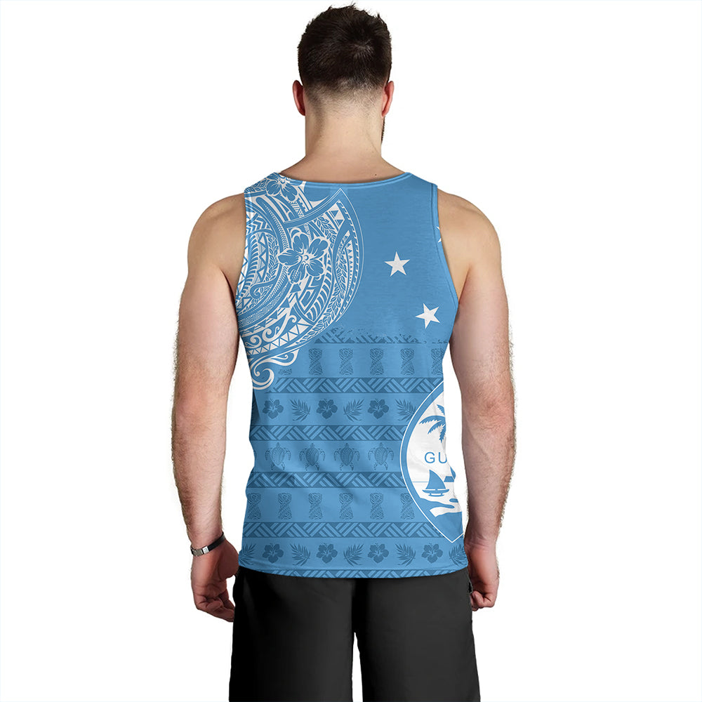 Guam Tank Top Micronesian Flag With Coat Of Arms