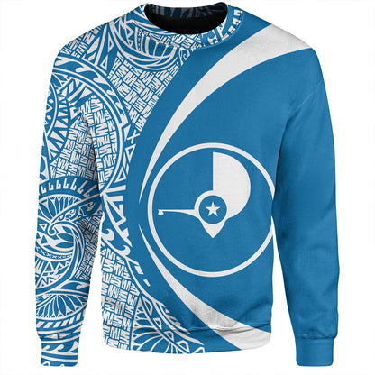Yap Sweatshirt Coat Of Arm Lauhala Circle