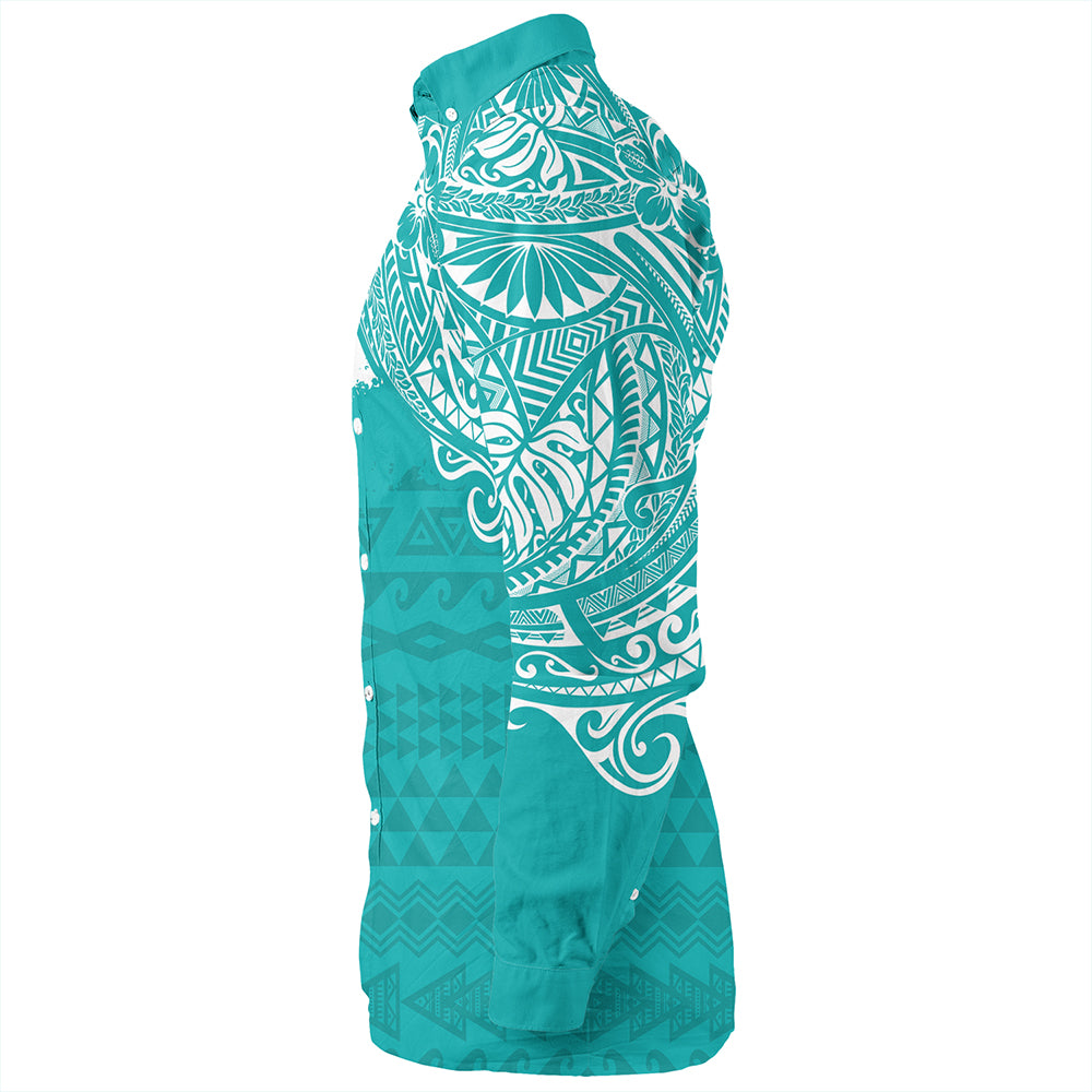 Hawaii Long Sleeve Shirt King Kekaulike High School With Crest Style