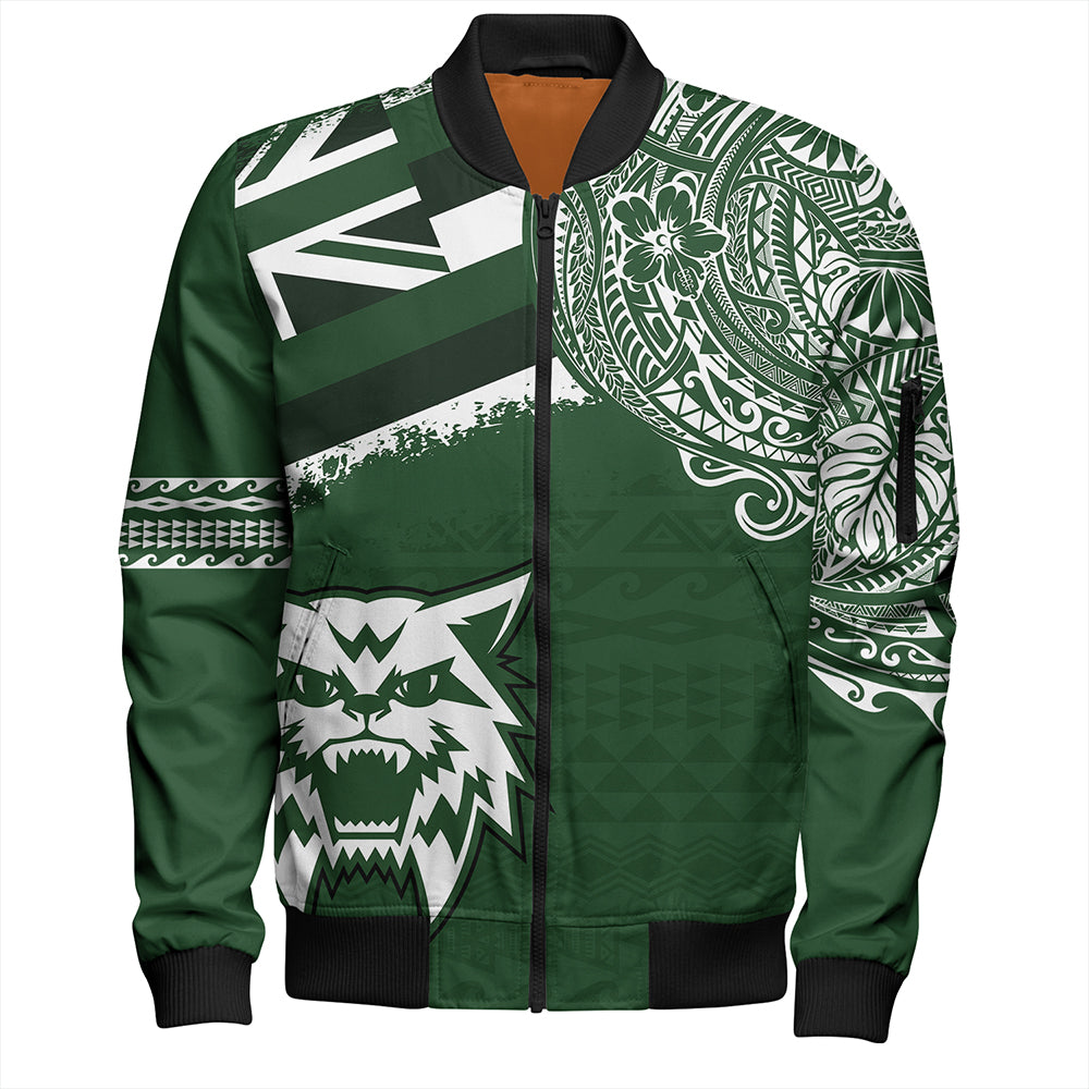 Hawaii Bomber Jacket Konawaena High School With Crest Style