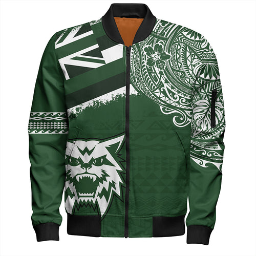 Hawaii Bomber Jacket Konawaena High School With Crest Style