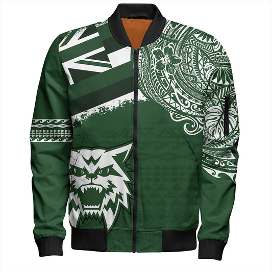 Hawaii Bomber Jacket Konawaena High School With Crest Style