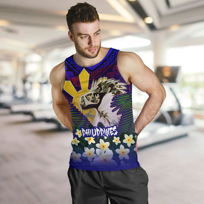 Philippines Filipinos Tank Top Custom Philippine Sun And Eagles Summer Vibes