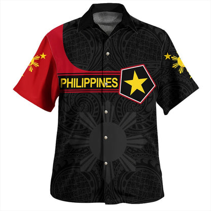 Philippines Hawaiian Shirt Custom Polynesian Filipino Simple Style