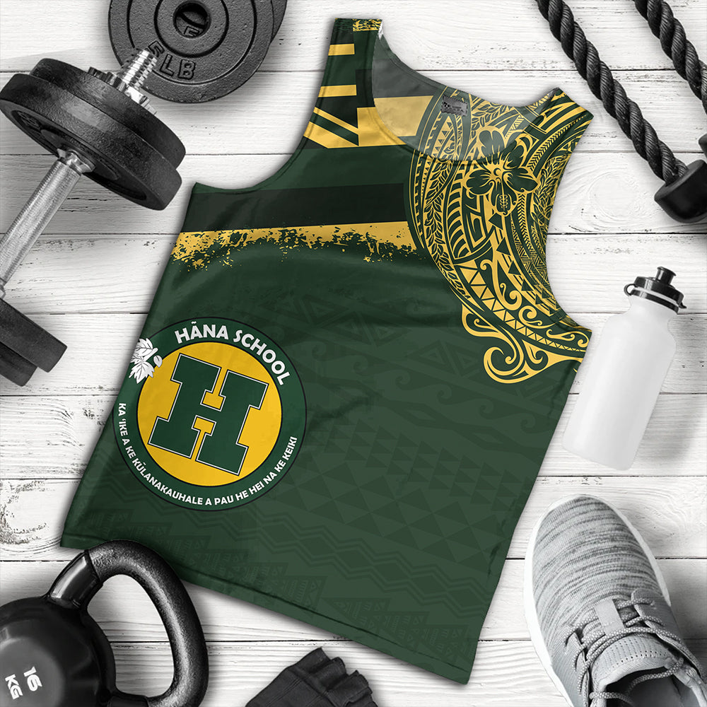 Hawaii Tank Top Hana High And Elementary School With Crest Style