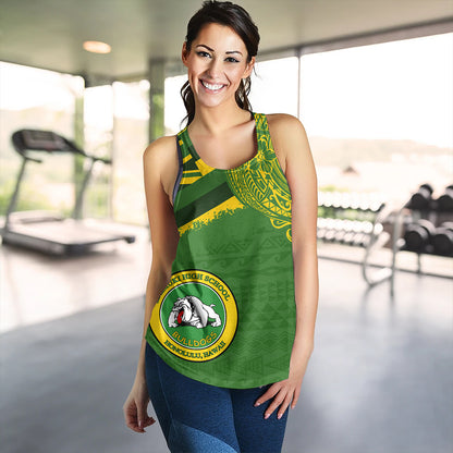Hawaii Women Tank Kaimuki High School With Crest Style