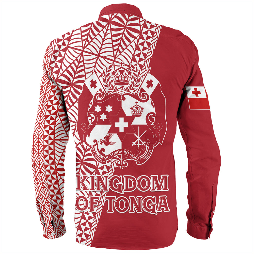 Tonga Long Sleeve Shirt Kingdom Of Tonga Patriot Style