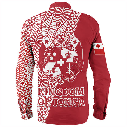 Tonga Long Sleeve Shirt Kingdom Of Tonga Patriot Style
