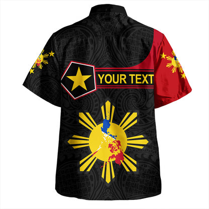 Philippines Hawaiian Shirt Freemasons Filipino Star Letter Style
