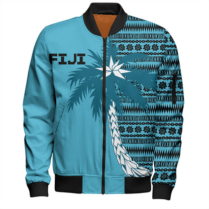Fiji Bomber Jacket Fiji Tapa Coconut
