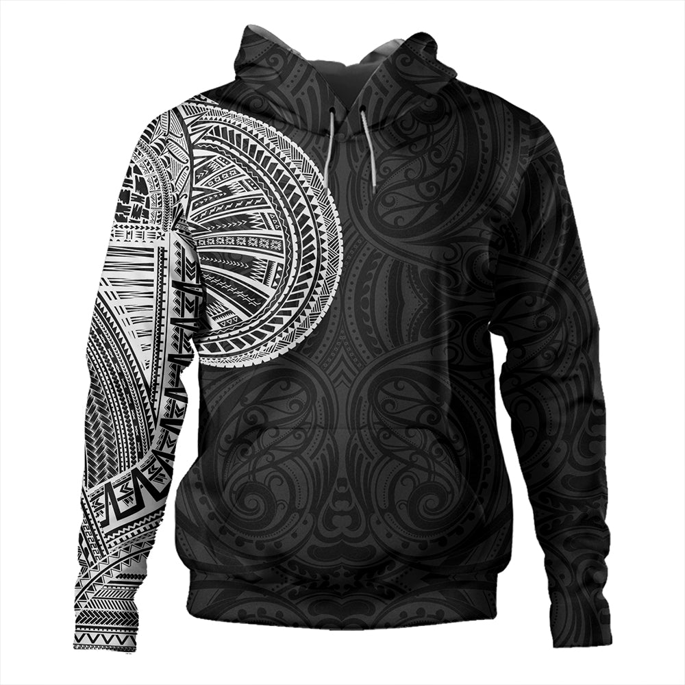 Samoa Tribal Maori Tattoo Roman Reigns Hoodie White