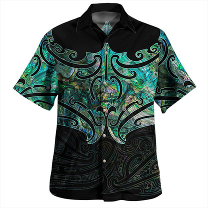 New Zealand Hawaiian Shirt Maori Papua Shell Pattern