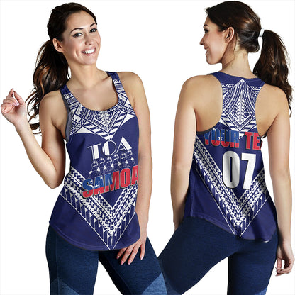 (Customize Personalize) Toa Samoa RLS Warriors Siva Tau Women Tank