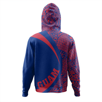 Guam Hoodie Coat Of Arm Lauhala Circle