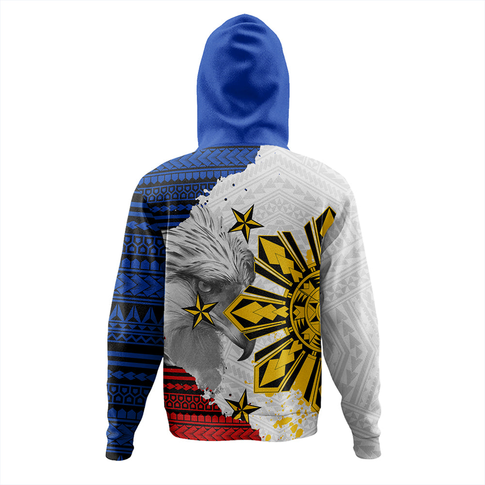 Philippines Hoodie Eagles Filipino Sun Flag Grunge Style