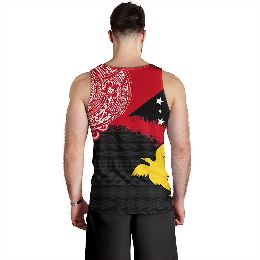 Papua Tank Top Melanesian Flag With Coat Of Arms