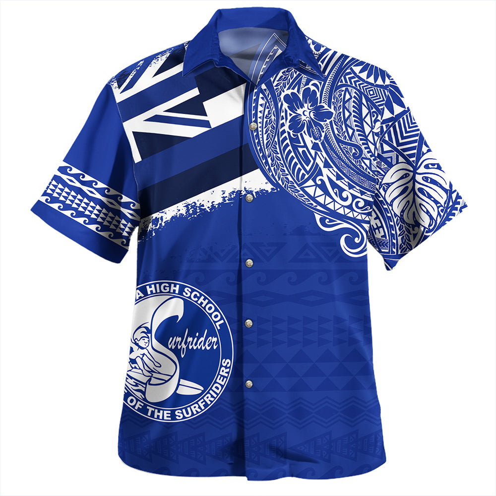 Hawaii Hawaiian Shirt Kailua High School With Crest Style