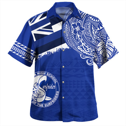 Hawaii Hawaiian Shirt Kailua High School With Crest Style