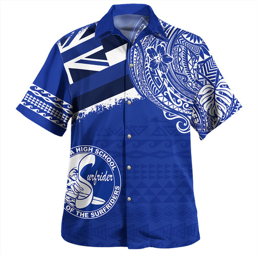 Hawaii Hawaiian Shirt Kailua High School With Crest Style