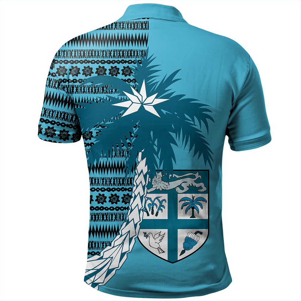 Fiji Polo Shirt Fiji Tapa Coconut