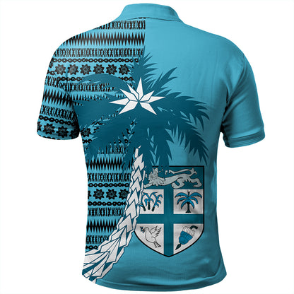 Fiji Polo Shirt Fiji Tapa Coconut