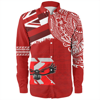 Hawaii Long Sleeve Shirt Kauai High School With Crest Style