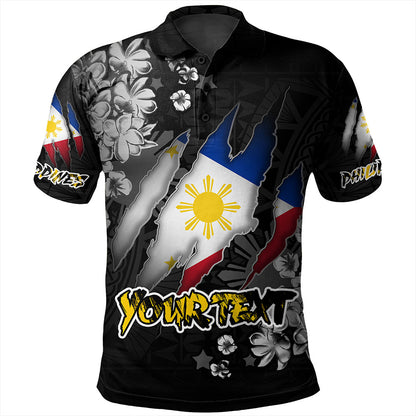 Philippines Custom Polo Shirt Filipino Heritage Blood Inside Me