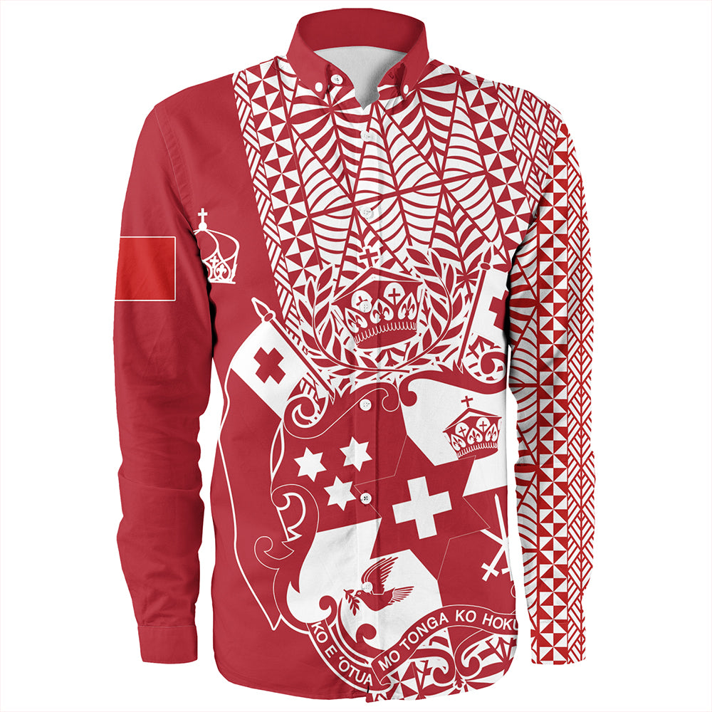 Tonga Long Sleeve Shirt Kingdom Of Tonga Patriot Style