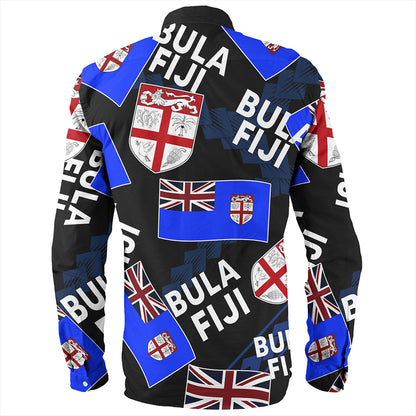 Fiji Long Sleeve Shirt Flag Outfit Free Style