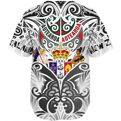 New Zealand Aotearoa Baseball Shirt Maori Traditional Hongi - The Breath Of Life Coat Of Arms Tribal Patterns
