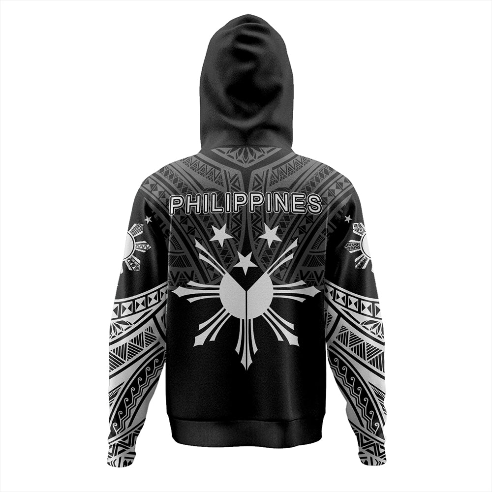 Philippines Hoodie Sun Star Warrior Style White