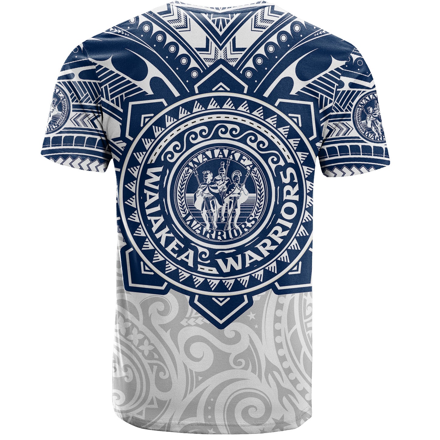 Hawaii T-Shirt Custom Waiakea High School Super Waiakea Warriors Tribal Style