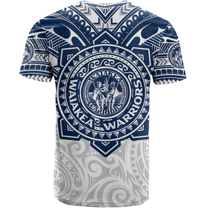 Hawaii T-Shirt Custom Waiakea High School Super Waiakea Warriors Tribal Style