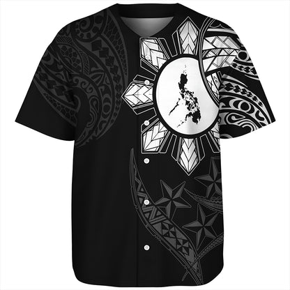 Philippines Baseball Shirt Tribal Sun In My Heart