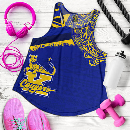 Hawaii Women Tank Henry J. Kaiser High School Flag With Crest Style