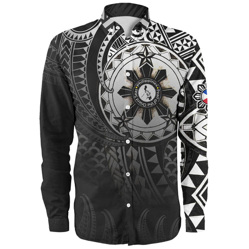 Philippines Long Sleeve Shirt Pearl of the Orient Seas