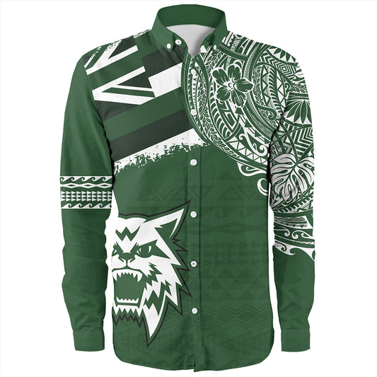 Hawaii Long Sleeve Shirt Konawaena High School With Crest Style