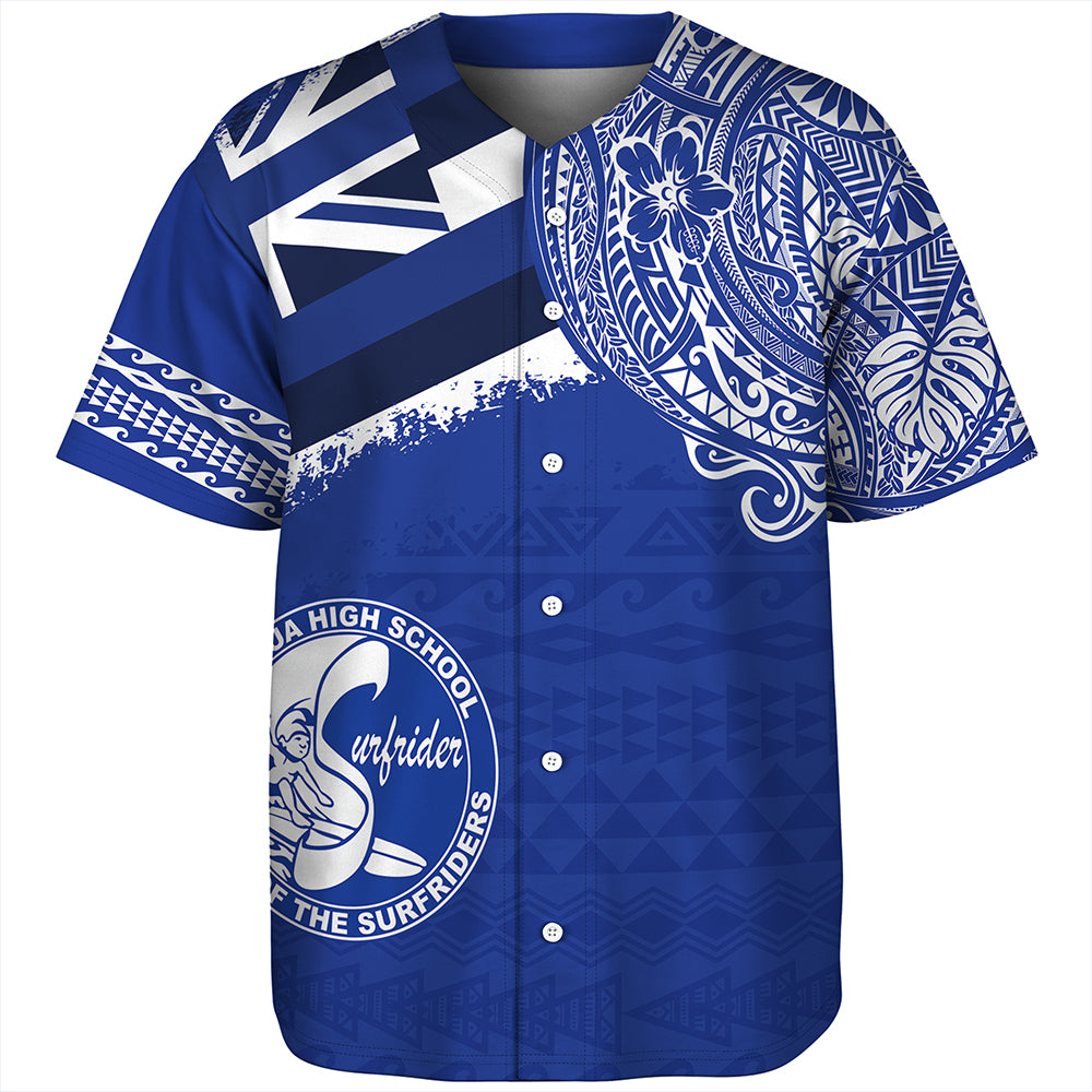 Hawaii Baseball Shirt Kailua High School With Crest Style