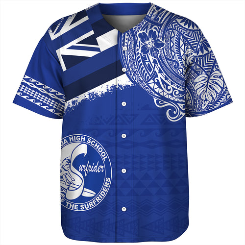 Hawaii Baseball Shirt Kailua High School With Crest Style
