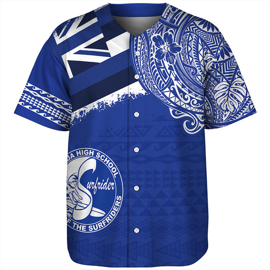 Hawaii Baseball Shirt Kailua High School With Crest Style
