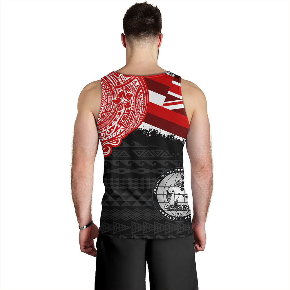 Hawaii Tank Top Admiral Arthur W Radford High School With Crest Style